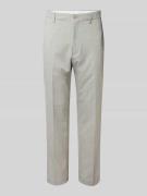 s.Oliver BLACK LABEL Regular Fit Anzughose aus Viskose-Mix mit feiner ...
