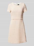 BOSS Minikleid mit Strukturmuster Modell 'Detona' in Hellrosa, Größe 4...