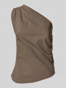 My Essential Wardrobe Top mit seitlicher Raffung Modell 'Sora' in Dunk...