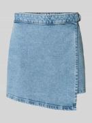 Vero Moda Ausgestellter Skort aus Baumwoll-Mix Modell 'VICA' in Jeansb...