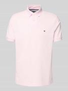 Tommy Hilfiger Regular Fit Poloshirt aus Baumwoll-Mix in Rosa, Größe L