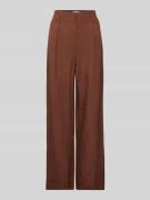 Christian Berg Woman Selection Wide Leg Bundfaltenhose aus Viskose-Lei...