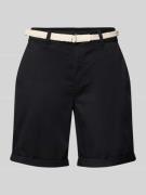 s.Oliver RED LABEL Regular Fit Chinoshorts mit geflochtenem Gürtel in ...