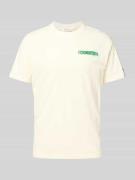 MC2 Saint Barth T-Shirt mit Statement-Print in Weiss, Größe XL