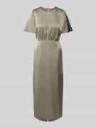 Samsøe Samsøe Midikleid mit 1/2-Arm Modell 'SALUCINDY' in Oliv, Größe ...