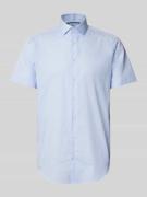 Christian Berg Men Regular Fit Business-Hemd mit Kentkragen in Bleu, G...