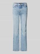 Pieces Straight Fit Jeans aus Baumwoll-Mix Modell 'KELLY' in Hellblau,...