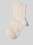 JOOP! Collection Socken mit Label-Stitching in Beige, Größe 35-38