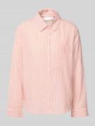 Vila Regular Fit Hemdbluse mit Brusttasche Modell 'RUMANA' in Koralle,...