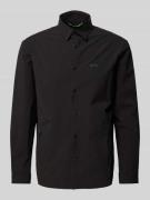BOSS Green Hemdjacke mit Druckknopfleiste Modell 'Basin' in Black, Grö...