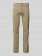 Christian Berg Men Jeans mit 5-Pocket-Design in Oliv, Größe 42/34