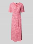 Pieces Tailliertes Freizeitkleid aus reiner Viskose Modell 'TALA' in P...