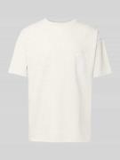 BLKVIS T-Shirt mit Motiv- und Label-Print Modell 'VASO' in Hellgrau Me...