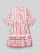 Happy Girls Kleid mit Rundhalsausschnitt in Offwhite, Größe 158