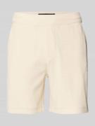 Marc O'Polo Loose Fit Sweatshorts aus reiner Baumwolle in Weiss, Größe...