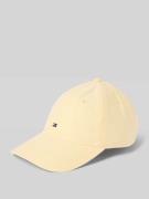 Tommy Hilfiger Basecap aus reiner Baumwolle in Hellgelb Melange, Größe...