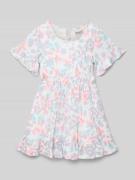 Happy Girls Kleid mit Rundhalsausschnitt in Offwhite, Größe 146