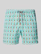 Zeybra Badehose mit elastischem Bund in Tuerkis, Größe L