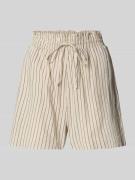Vero Moda Loose Fit Shorts aus Viskose-Leinen-Mix Modell 'MYMILO' in S...