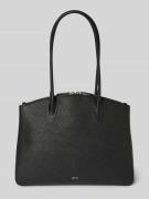 Abro Handtasche mit Label-Applikation Modell 'NIEVA' in Black, Größe 1