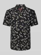 Superdry Regular Fit Freizeithemd aus Baumwoll-Leinen-Mix in Black, Gr...