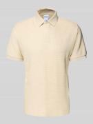 SELECTED HOMME Poloshirt mit kurzer Knopfleiste Modell 'JAY' in Sand, ...