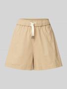 Jake*s Casual Relaxed Fit Shorts mit Eingrifftaschen in Sand, Größe 34