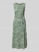 Christian Berg Woman Selection Midikleid mit Bindegürtel in Oliv, Größ...