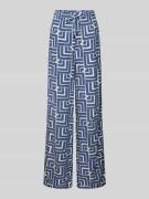 Christian Berg Woman Stoffhose aus Viskose mit Eingrifftaschen und ela...