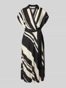 Lauren Ralph Lauren Midikleid mit Bindegürtel Modell 'FRATILLIO' in Of...