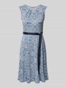 Christian Berg Woman Selection Minikleid mit Bindegürtel in Blau, Größ...