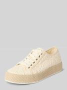 Tamaris Sneaker mit Schnürverschluss in Offwhite, Größe 39