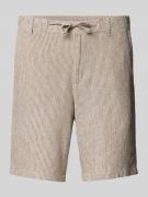 Jack & Jones Regular Fit Shorts mit Tunnelzug Modell 'MYKONOS' in Taup...
