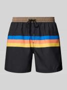 Quiksilver Badehose mit elastischem Bund in BLACK, Größe L