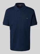 Christian Berg Men Poloshirt mit Logo-Stitching in Dunkelblau, Größe 3...