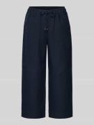 TONI Wide Leg Leinenhose mit verkürztem Schnitt Modell 'PIA' in Dunkel...