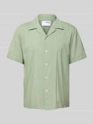SELECTED HOMME Freizeithemd mit Knopfleiste in Hellgruen, Größe L