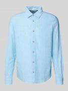 s.Oliver RED LABEL Regular Fit Freizeithemd aus Leinen-Baumwoll-Mix in...