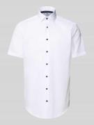 Christian Berg Men Regular Fit Business-Hemd mit Kentkragen in Weiss, ...