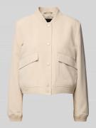 Vero Moda Comfort Fit Bomberjacke mit Viskose Modell 'AMALA' in Ecru, ...