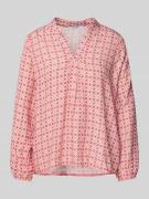 ZABAIONE Relaxed Fit Bluse mit Tunikakragen Modell 'Mi44mii' in Pink, ...