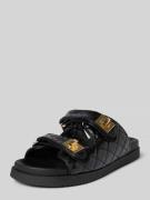 Steve Madden Slides aus Leder mit Klettverschluss Modell 'SCHMONA' in ...