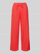 FREE/QUENT Straight Leg Leinenhose mit Eingrifftaschen Modell 'Lava' i...