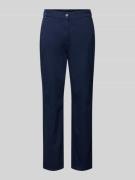 TONI Regular Fit Chino mit verkürztem Schnitt Modell 'Sue' in Dunkelbl...