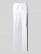 Brax Straight Leg Leinenhose mit Bindegürtel Modell 'STYLE.FARINA' in ...