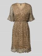 Vero Moda Tailliertes Minikleid mit V-Ausschnitt Modell 'SMILLA' in Mi...