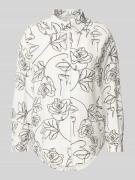 ZABAIONE Regular Fit Hemdbluse mit durchgehender Knopfleiste in Offwhi...