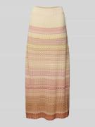 MOS MOSH Strickrock mit Strukturmuster Modell 'Hopi' in Rosa, Größe XL
