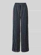 Vila High Waist Hose mit elastischem Bund Modell 'ELLEN' in Marine, Gr...