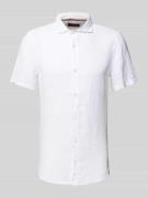 Superdry Regular Fit Freizeithemd aus reinem Leinen in Weiss, Größe S